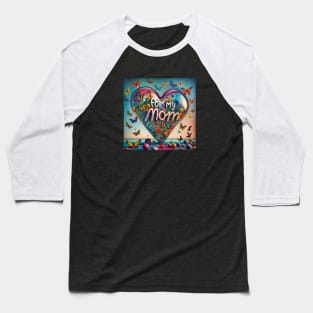 Extra heart for Mommy Baseball T-Shirt